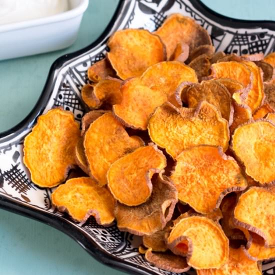 Sweet potato chips