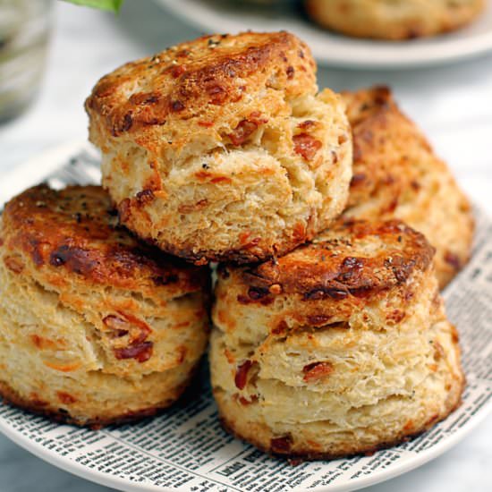 Bacon and Cheddar Biscuits