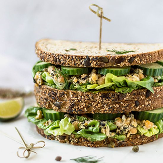 THE ULTIMATE VEGAN ‘TUNA’ SANDWICH