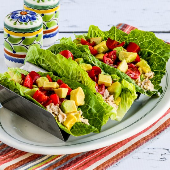 Tuna Salad Lettuce Wraps