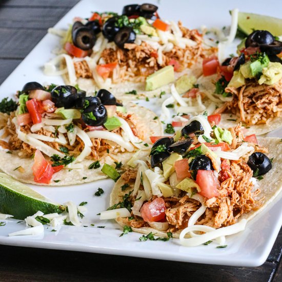 Crock Pot Chicken Tacos