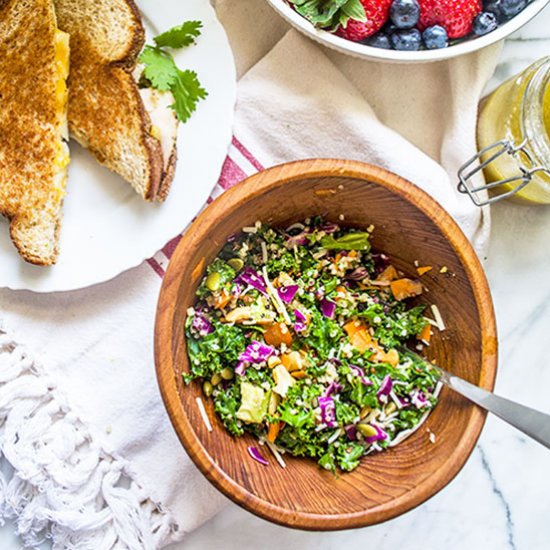 Crunchy Kale and Quinoa Salad