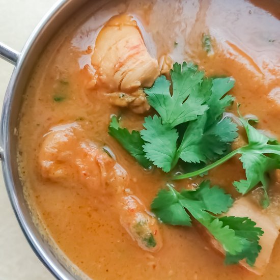 5 ingredient Easy Chicken Curry