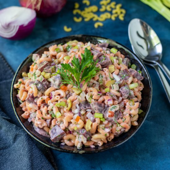 Beet Macaroni Salad