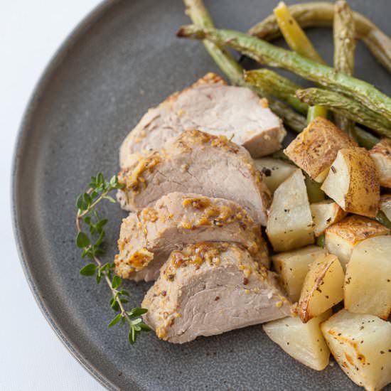 Sheet Pan Pork Tenderloin Dinner