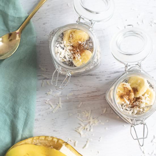 Tropical Banana Pudding