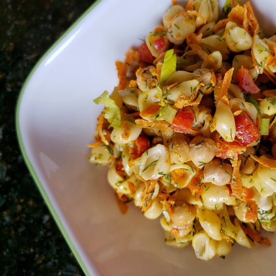 Vegan Dilly Pasta Salad