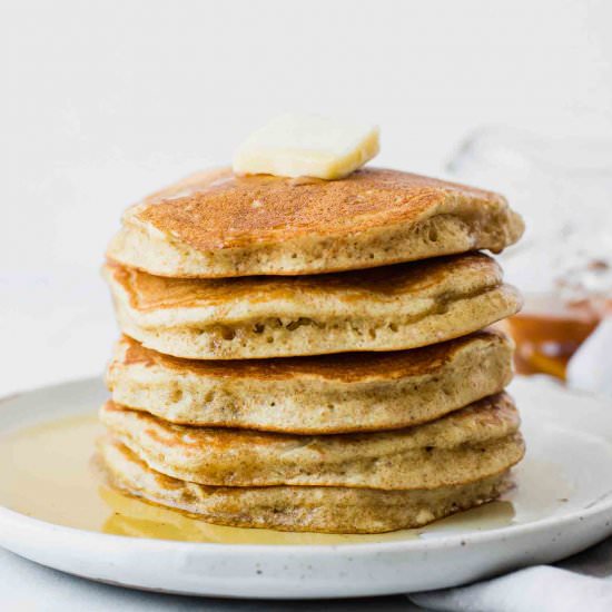 Fluffy Sourdough Pancakes