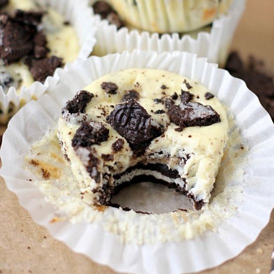 Mini Oreo Cheesecakes