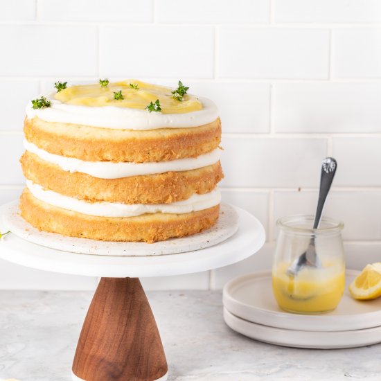 Lemon and Thyme Layer Cake