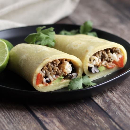 Gluten Free, Dairy Free Burritos