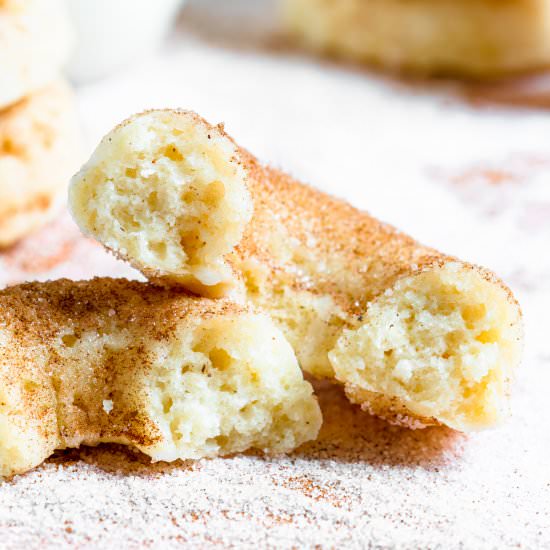 Cinnamon Sugar Sour Cream Donuts