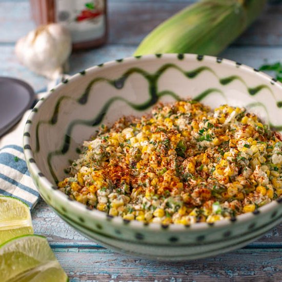 Grilled Elote Corn Salad