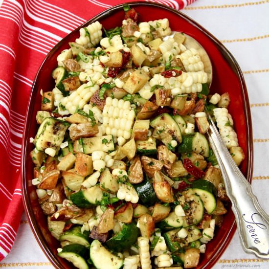 Roasted Potato & Vegetable Salad