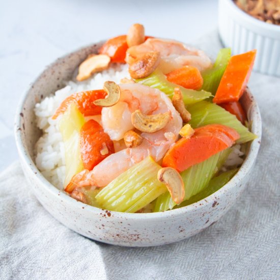 Chinese Cashew Shrimp