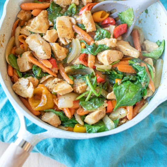 Chicken and Vegetable Stir Fry