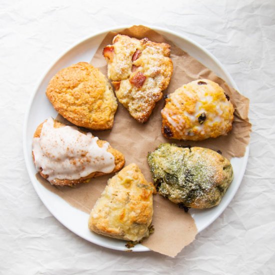 One master scone dough six ways!