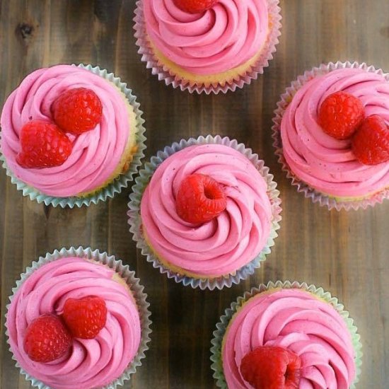 Raspberry Lemon Cupcakes