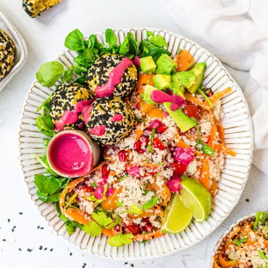 Fava Bean Falafel Bowl