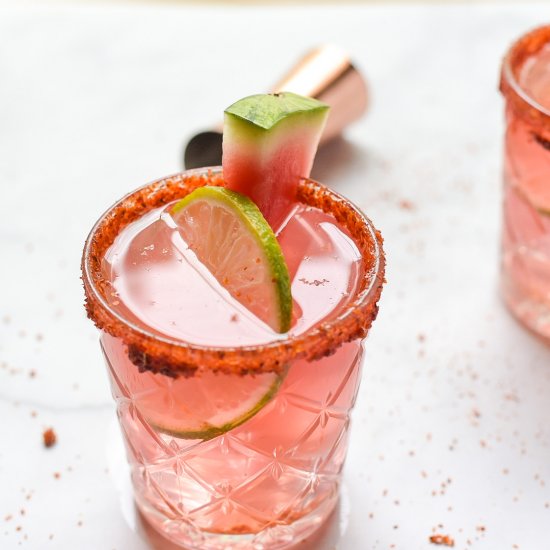 Easy Watermelon Cucumber Margarita