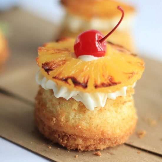 Pineapple Upside Down Cupcakes