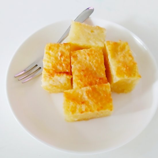 Air fryer tapioca cake