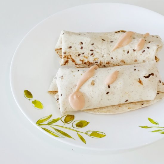 High protein breakfast wraps