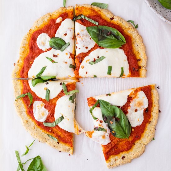 keto margherita pizza