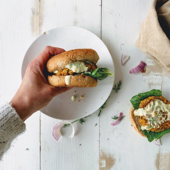 Sweet Potato and Lentil Patties