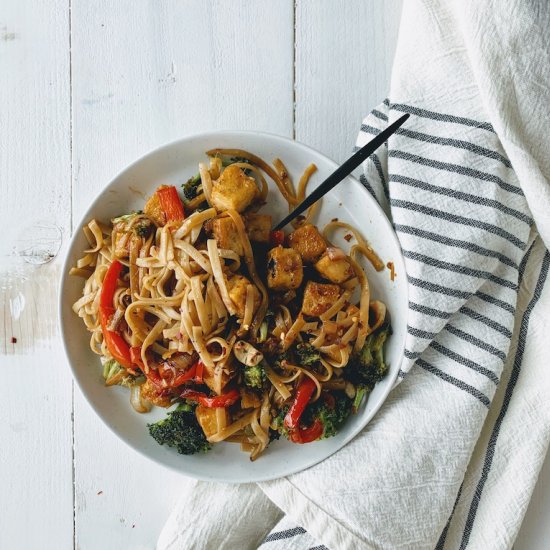 Vegan Thai Noodle Bowl