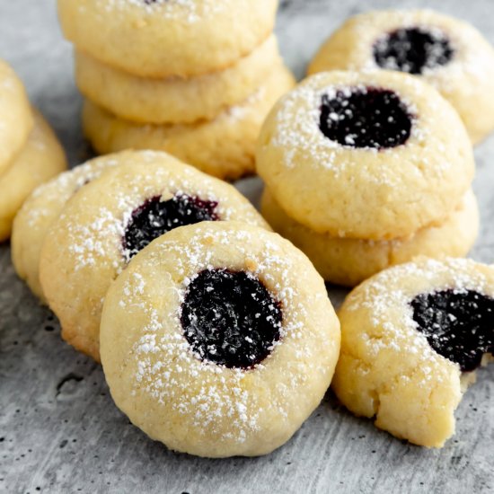 Jam-Filled Thumbprint Cookies