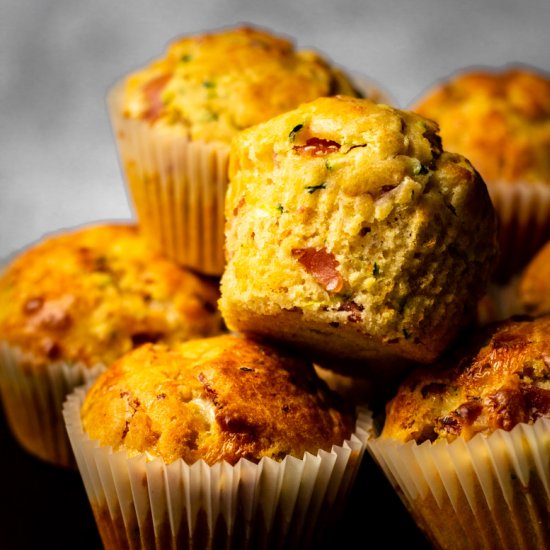 Ham and Cheese Muffins