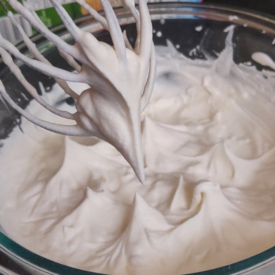 Whipped Cream By Hand Whisk