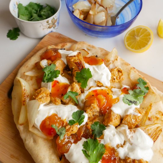 Spicy Alaska Pollock Flatbread