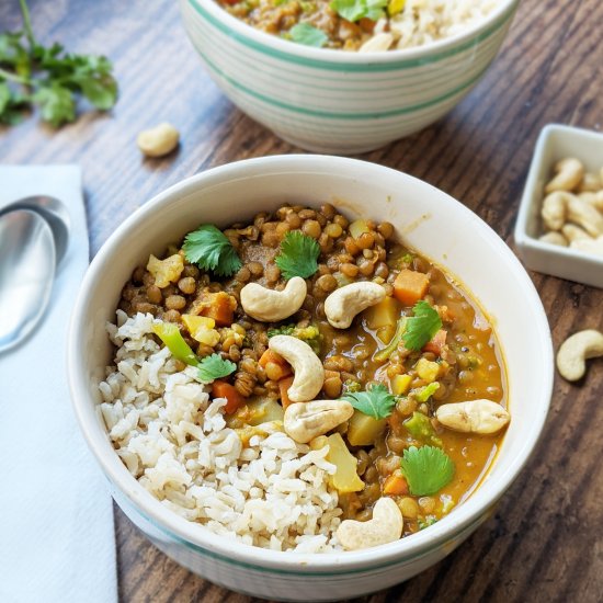 One-Pot Coconut Lentil Curry