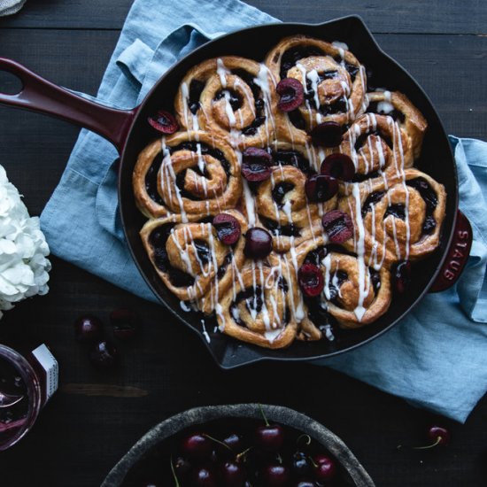 Cherry & Chocolate Chip Buns