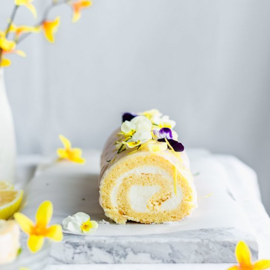 Lemon Roll Cake