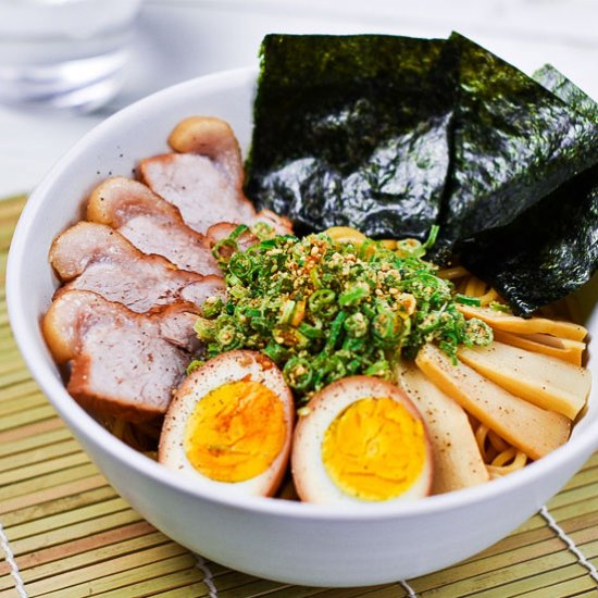 Japanese Soupless Ramen Aburasoba