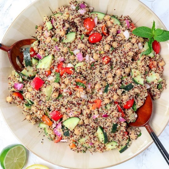 Zesty Quinoa Salad with Mint