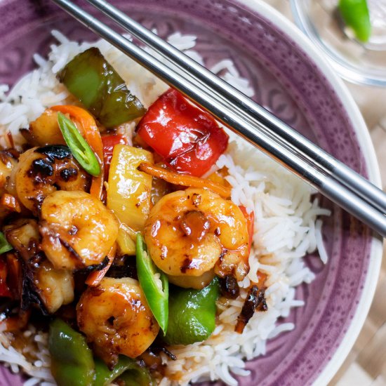 Sweet and Sour Shrimp