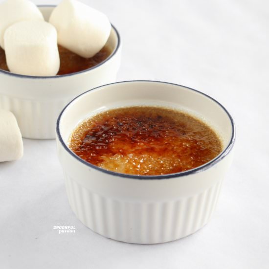 Roasted Marshmallow Crème Brûlée