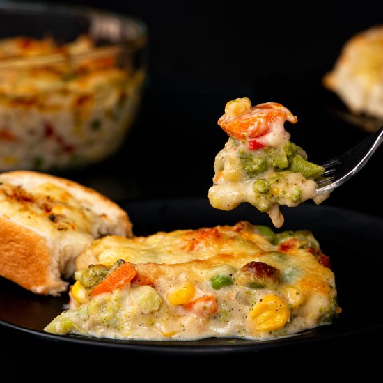 Vegetable Au Gratin/ Cheesy Vegetables