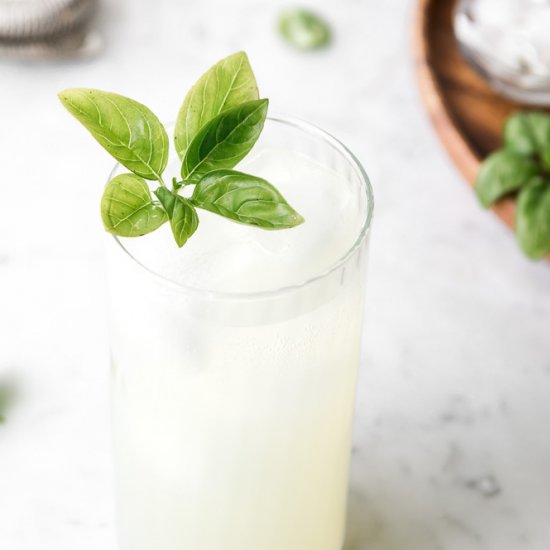 coconut basil mojito