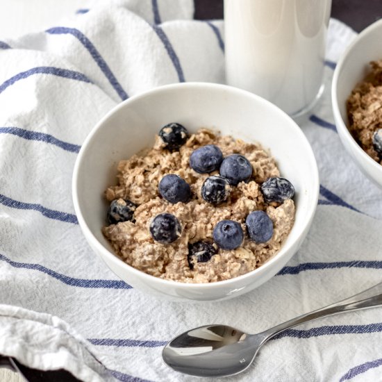 Blueberry Muffin Overnight Oats