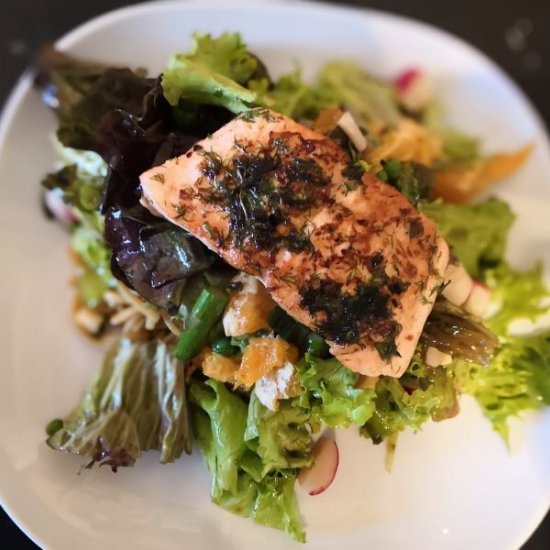 Healthy Feel- Good Salmon Salad