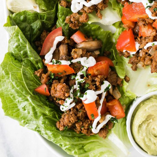 Vegan Taco Lettuce Wraps