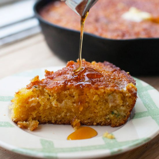 Sweet Spring Onion Cornbread