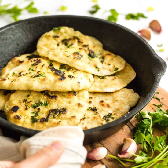 Easy Gluten-Free Naan (No-Yeast)