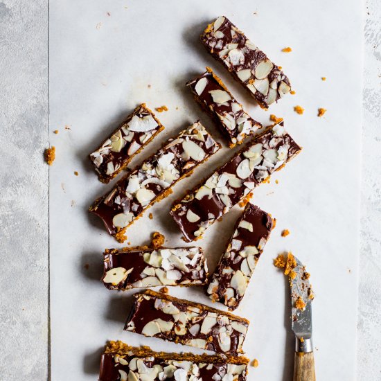 Refined sugar-free chocolate nut bars