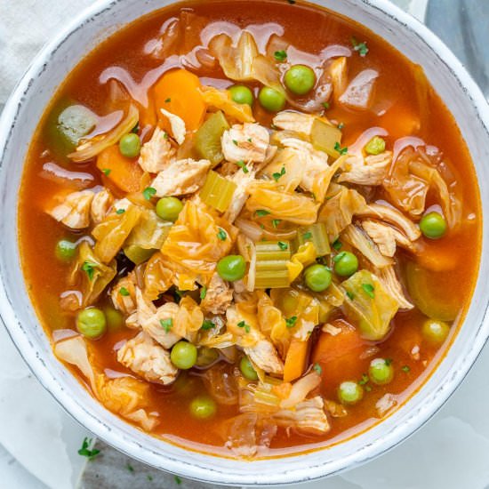 CHICKEN CABBAGE SOUP